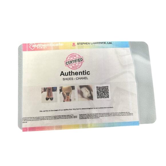 Chanel Tan Black Two Tone Interlocking CC Logo Wedge Boots Womens 39.5 / US 9.5 - Picture 14 of 14